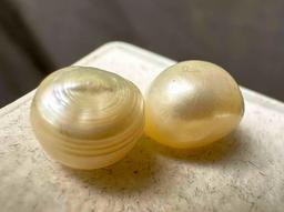 Pair of Pearls 7.2ct total