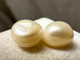 Pair of Pearls 7.2ct total