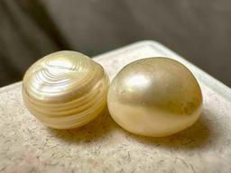 Pair of Pearls 7.2ct total