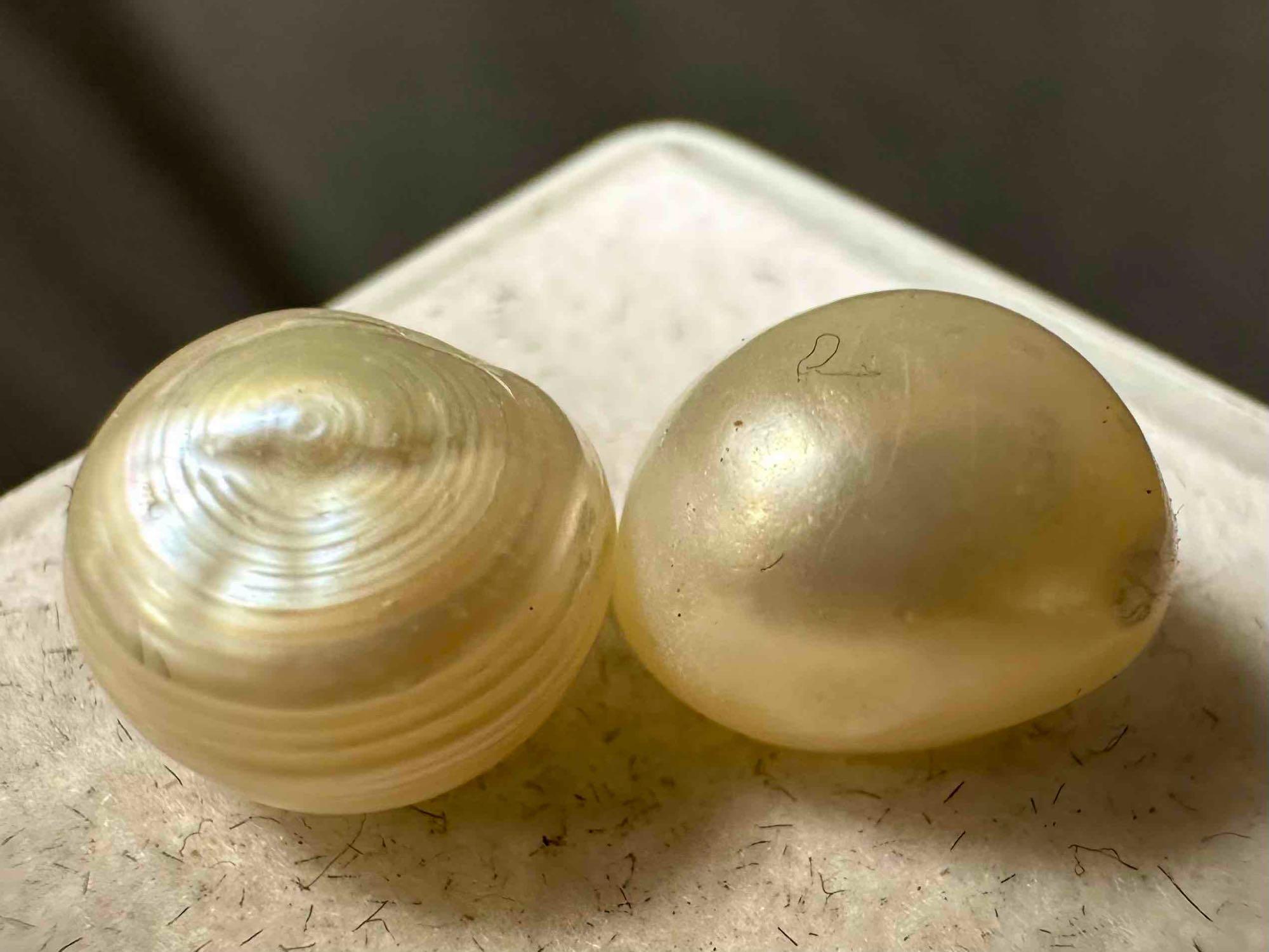 Pair of Pearls 7.2ct total