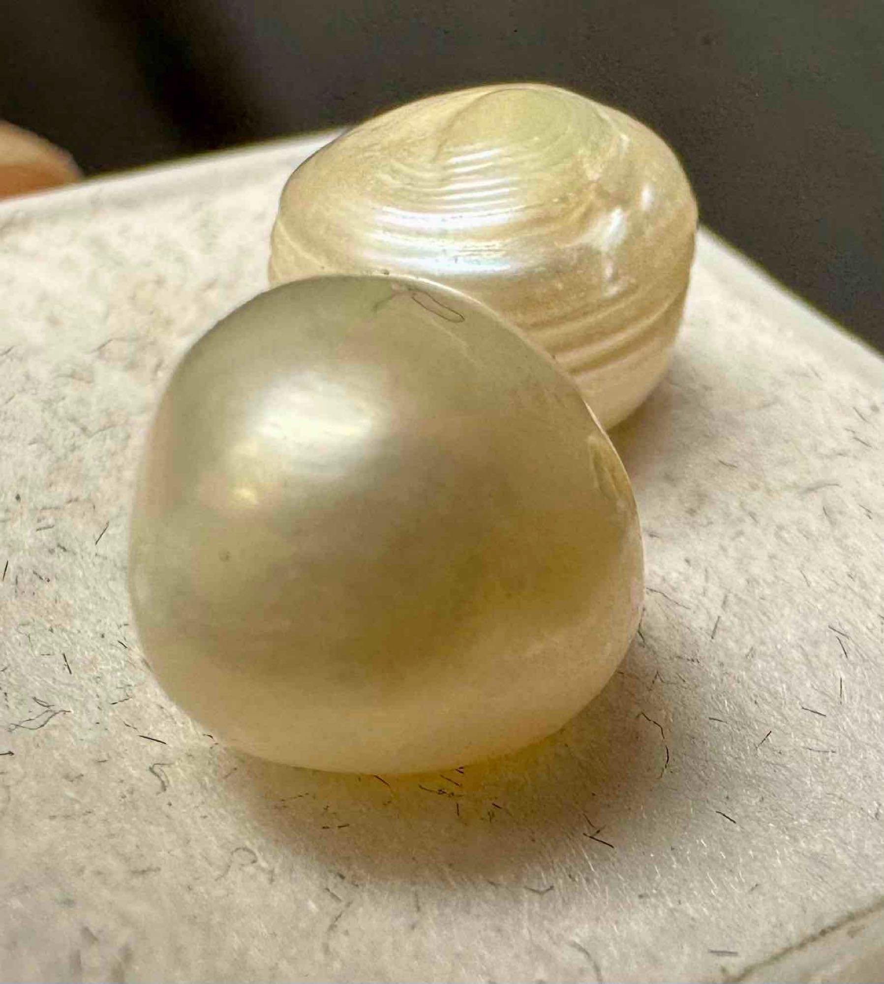 Pair of Pearls 7.2ct total