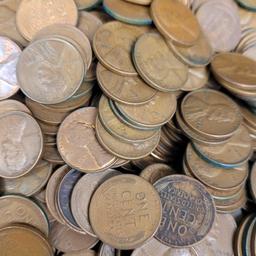 5 Troy Pounds of Wheat Cents, Unsearched, Unsorted, Guaranteed to Contain a 1909 & Indian Head Cent