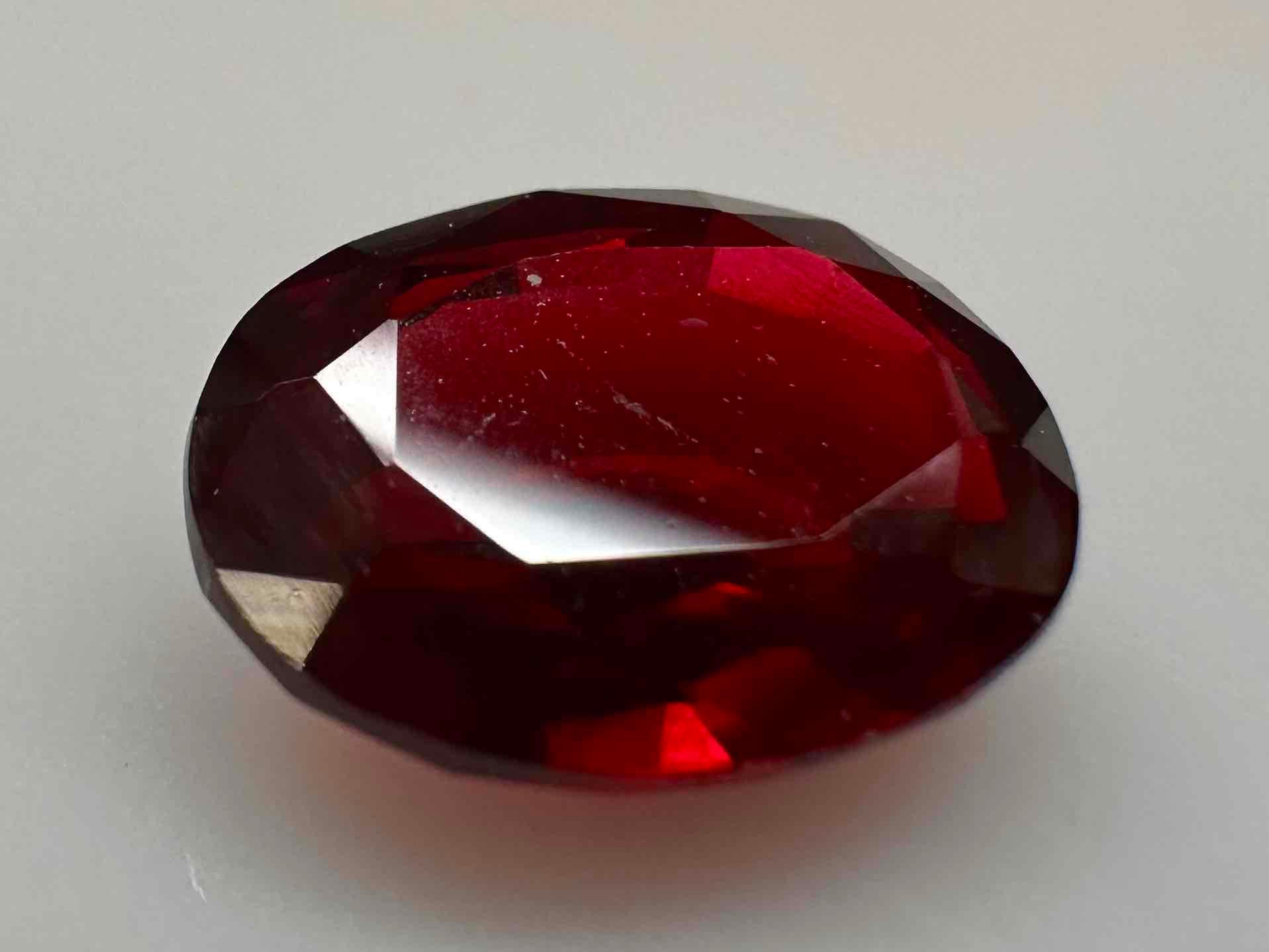 Alluring Blood Red 4.6ct Oval Cut Ruby Gemstone