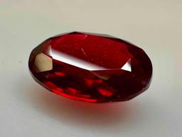 Alluring Blood Red 4.6ct Oval Cut Ruby Gemstone