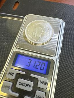 1 Troy Oz .999 Fine Silver Liberty Bullion Coin
