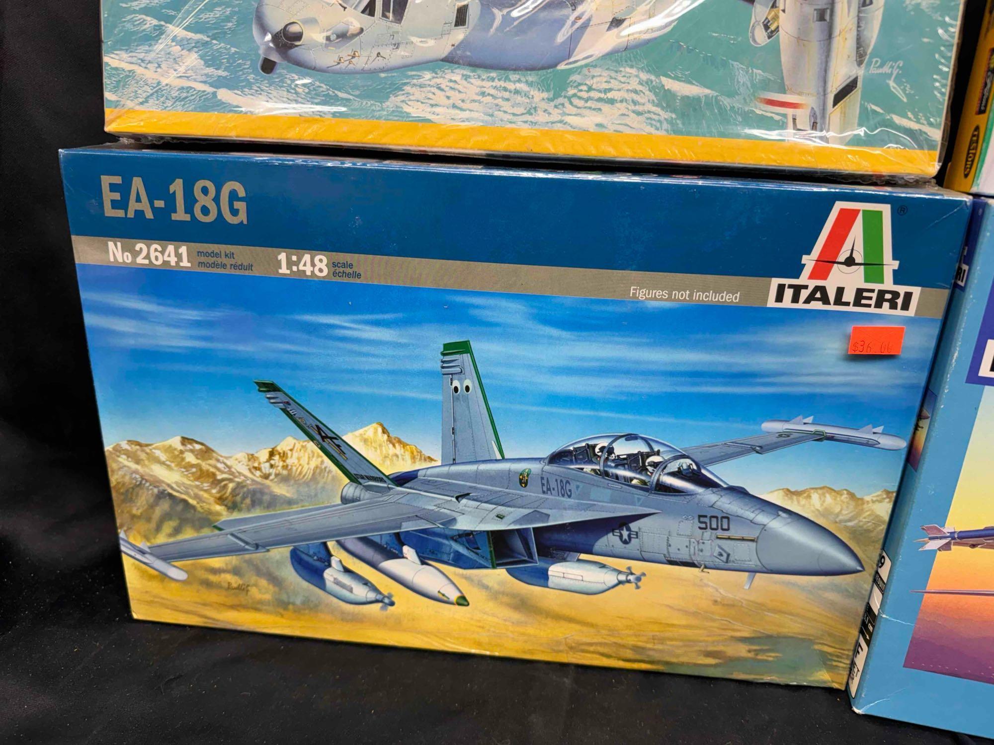 Italeri 1:48 Military Aircraft Models, Testors Flight Crew. V-22 Osprey EA-18G FA-18F