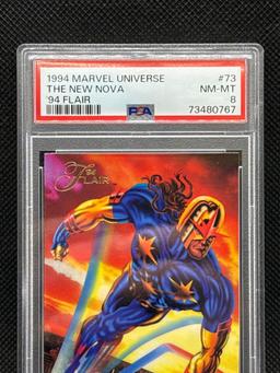 1994 Marvel Universe The New Nova PSA 8 Trading Card