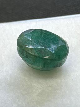 Oval Cut Green Emerald Gemstone 7.85ct