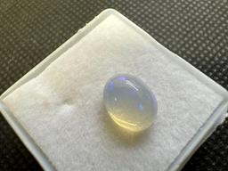 White Ethiopian opal Gemstone 1.40ct