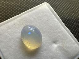 White Ethiopian opal Gemstone 1.40ct