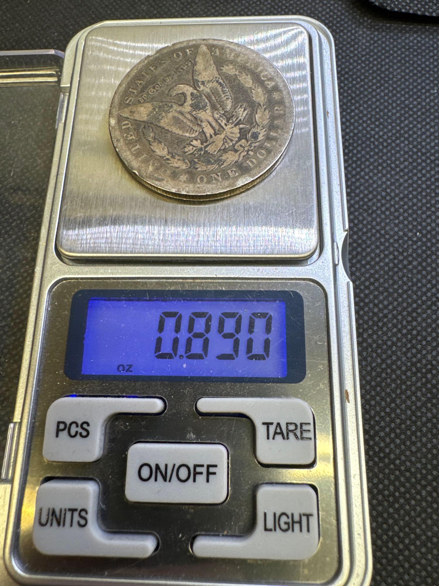 2x 1879 Morgan Silver Dollars 90% Silver Coins 1.80 Oz