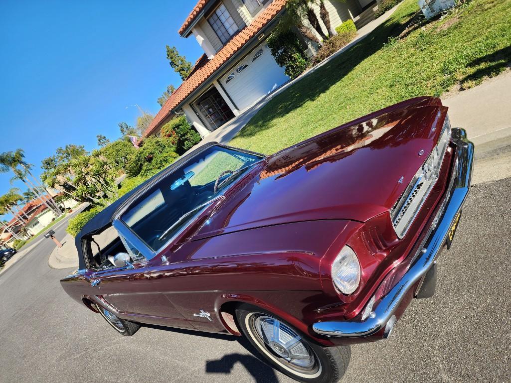 Running 1965 Convertible Ford Mustang Straight 6 cyl 200 CI VIN 5F08T711146