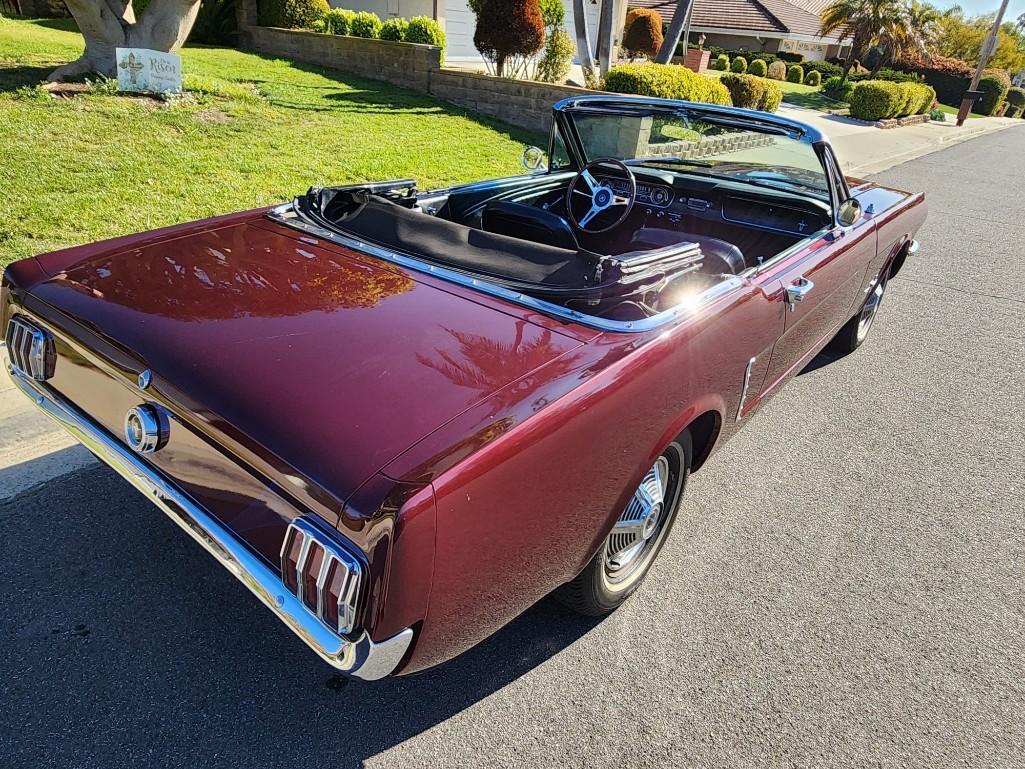 Running 1965 Convertible Ford Mustang Straight 6 cyl 200 CI VIN 5F08T711146