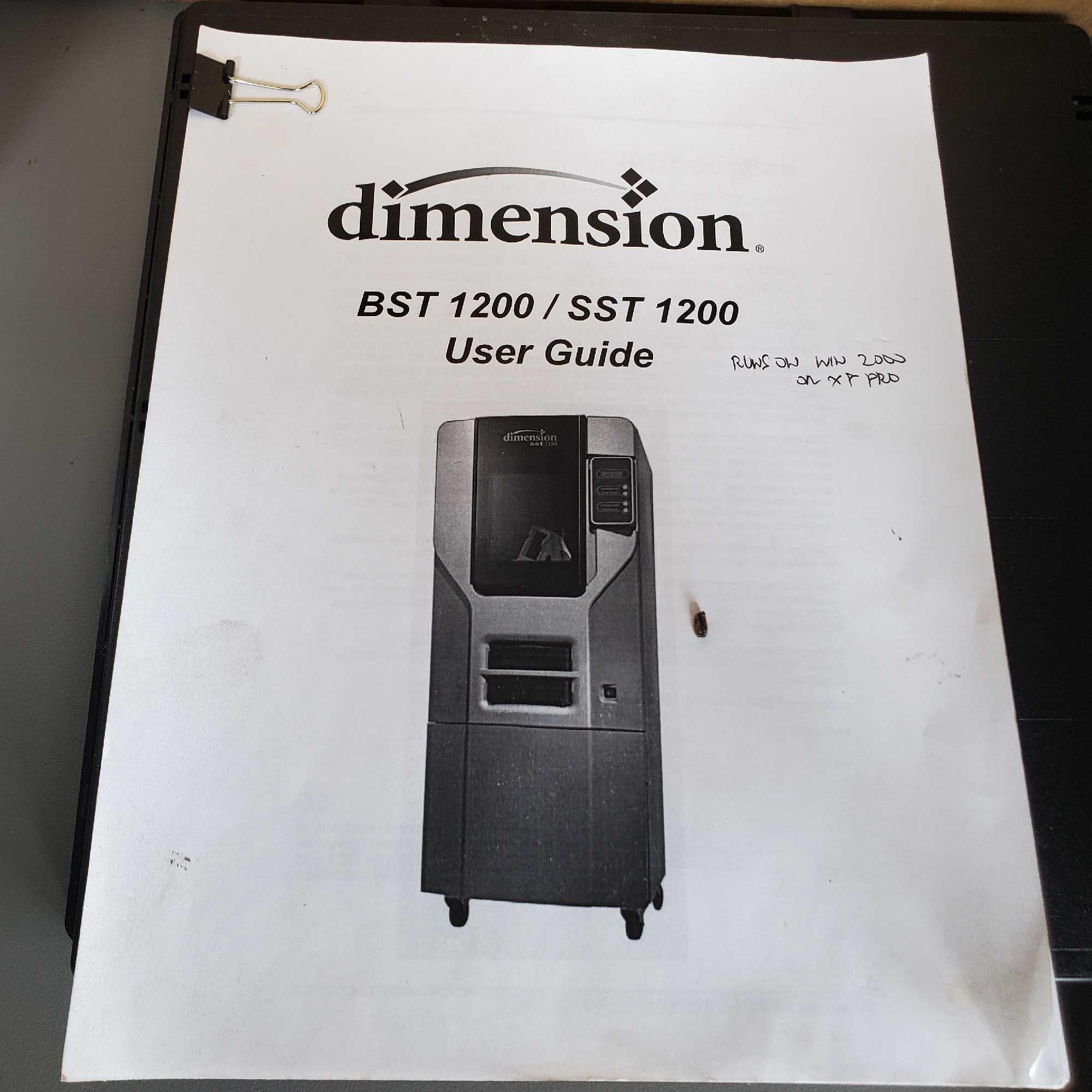 Dimension SST 1200 es 3D printer