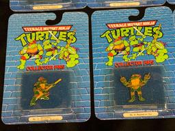 8 TMNT 1989 Collector Pins Ace Novelty Mirage Studio Collectibles