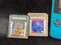 Nintendo Gameboy Color with 8 Games. Mario Brothers, Megaman, Tony Hawk, Scooby Doo more