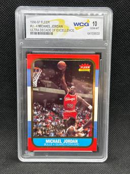 1996-97 Fleer Michael Jordan Decade of Excellence WCG 10 Basketball Card