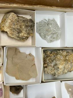 4.6lb Flat of Quartz Mineral Specimens