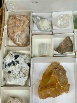 Box of Assorted Mineral Specimens