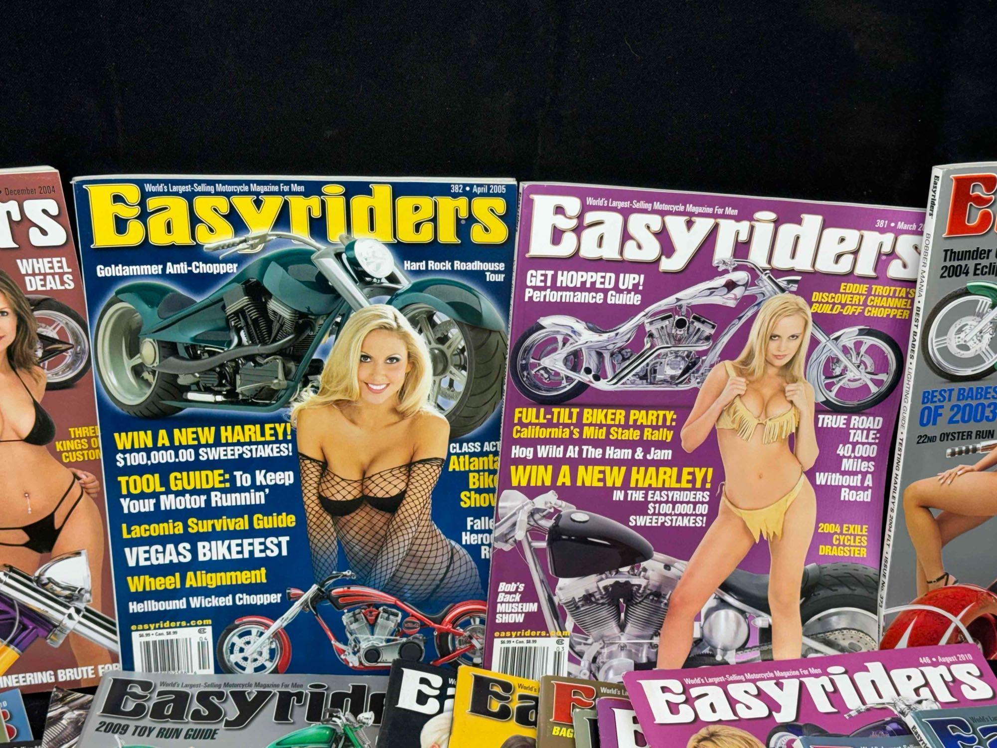 Approximately 40 Easyriders Motorcycle Magazines