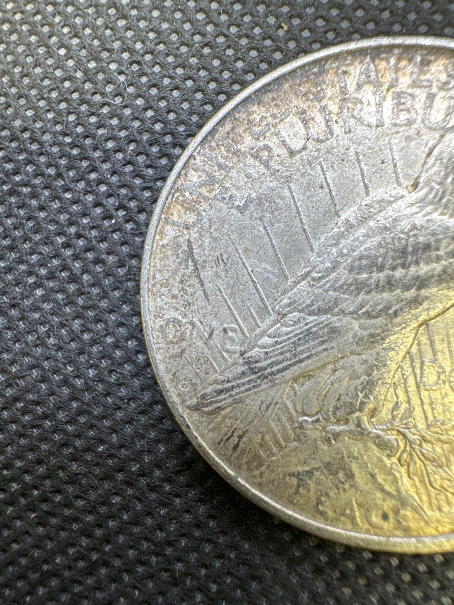 2x 1923-D Silver Peace Dollars 90% Silver Coins 1.88 Oz
