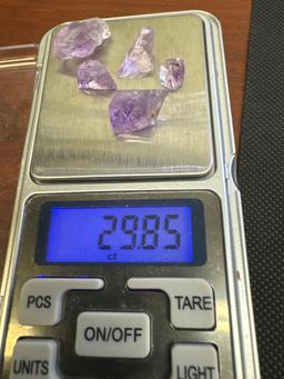 Purple Uncut Amethyst Gemstone 29.85 Ct