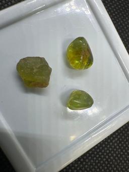 Green Peridot Gemstone 5.45 Ct