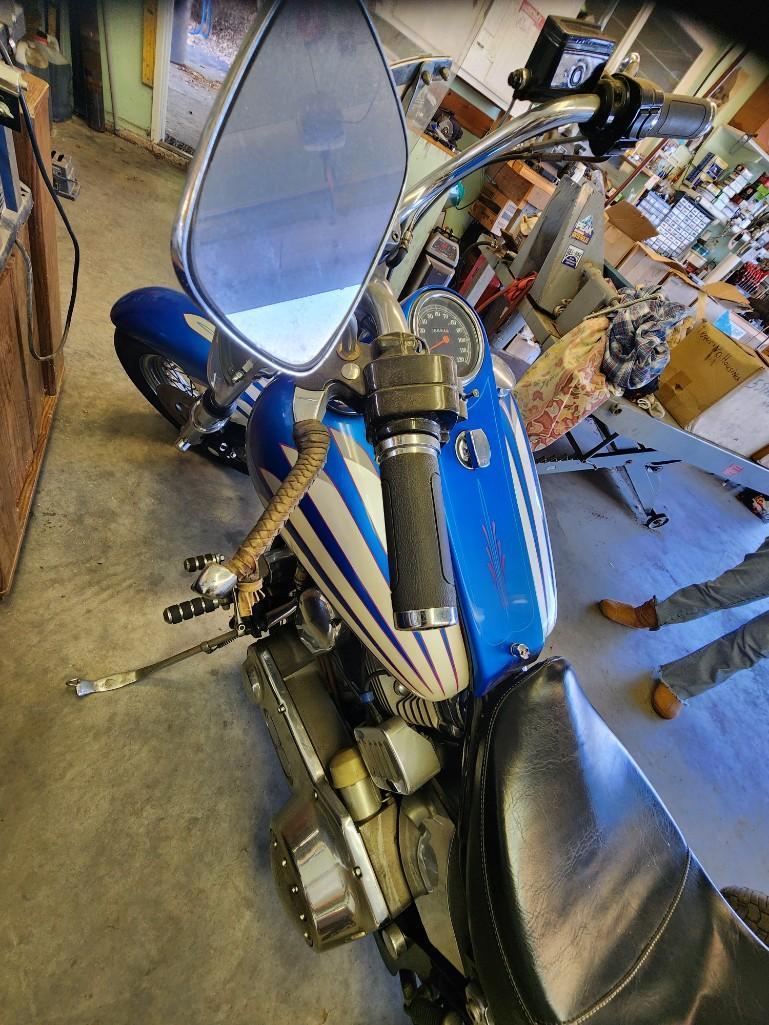 1985 Harley FXST running