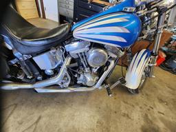 1985 Harley FXST running