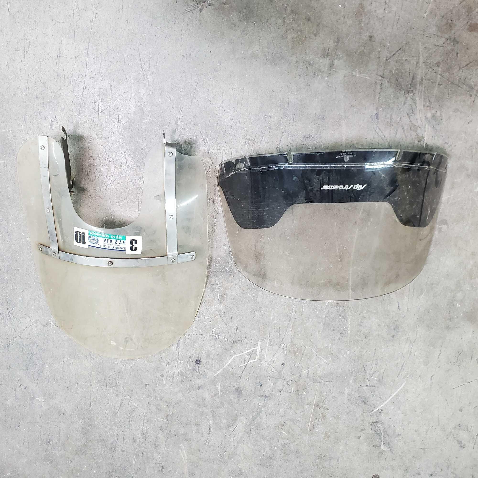 2 motorcycle windshields Slip Streamer M-3 AS-6