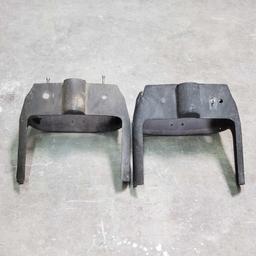 2 Harley Davidson dash speedometer mount brackets