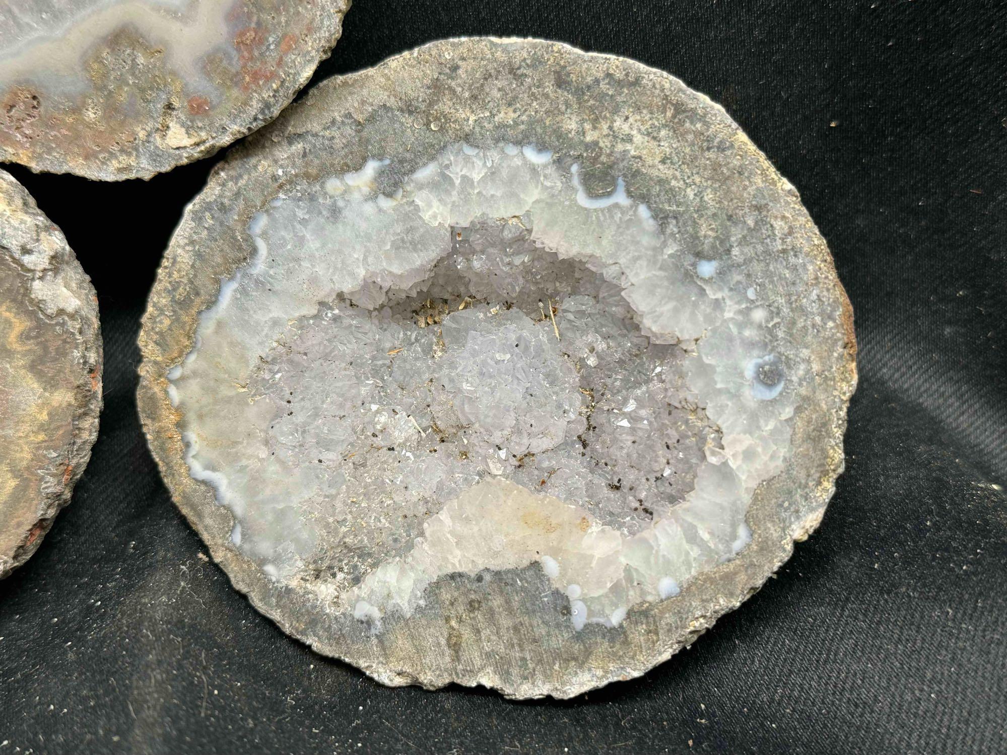 5 Geode Halves Specimens