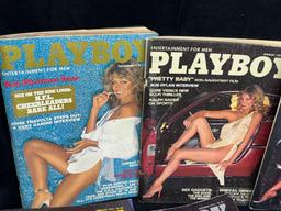 17 Vintage playboy magazines 1974-1978 Centerfolds