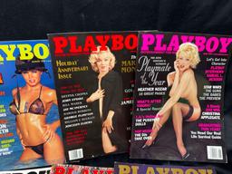 20 Vintage Playboy Magazines 1990s WWE Sable, KISS, Lara Croft, Marilyn Monroe