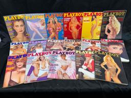 17 Vintage 1980s Playboy Magazines Centerfolds