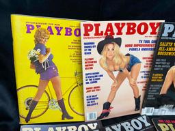 18 Vintage 1970s-1990s Playboy Magazines Crnterfolds