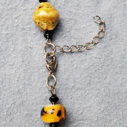 2 unique matching bead/stone necklaces