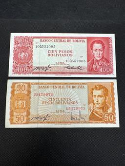 Bolivia Banknotes