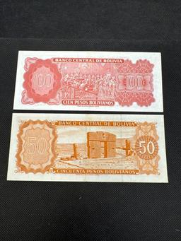 Bolivia Banknotes