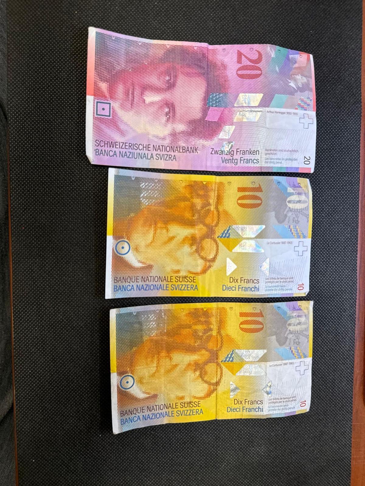 Switzerland bank notes