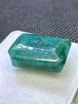 Emerald Cut Green Emerald Gemstone 9.70ct