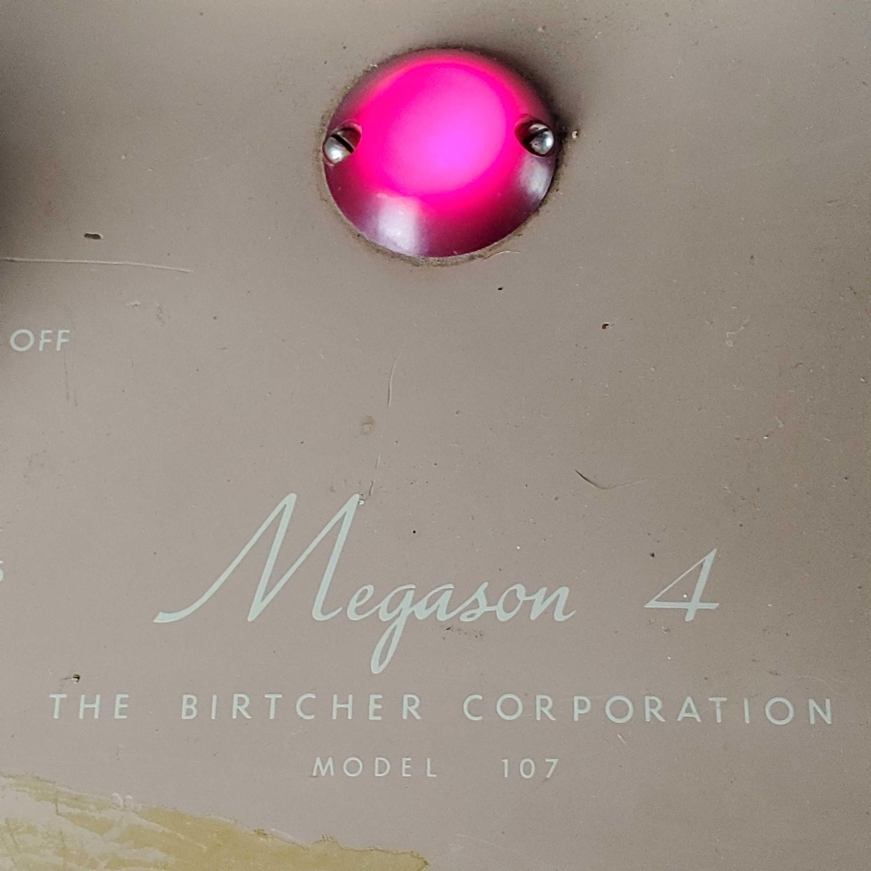 Vintage Birtcher Megason 4 model 107 magnwave machine