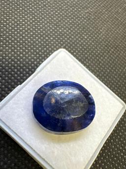 Oval Cut Blue Sapphire Gemstone 13.55 Ct