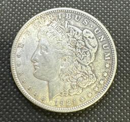 1921 Morgan Silver Dollar 90% Silver Coin 0.94 Oz