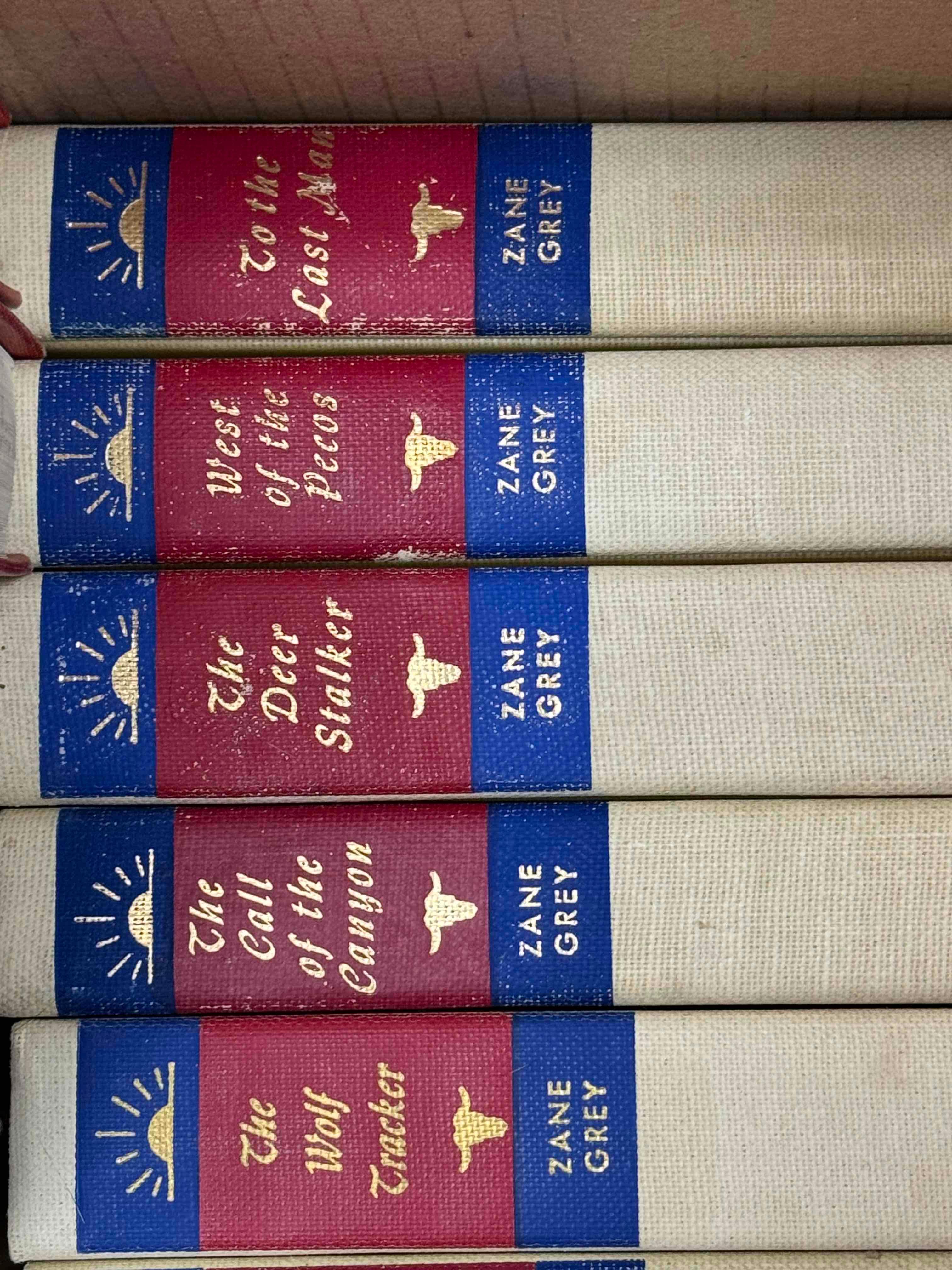 36 Zane Grey Books