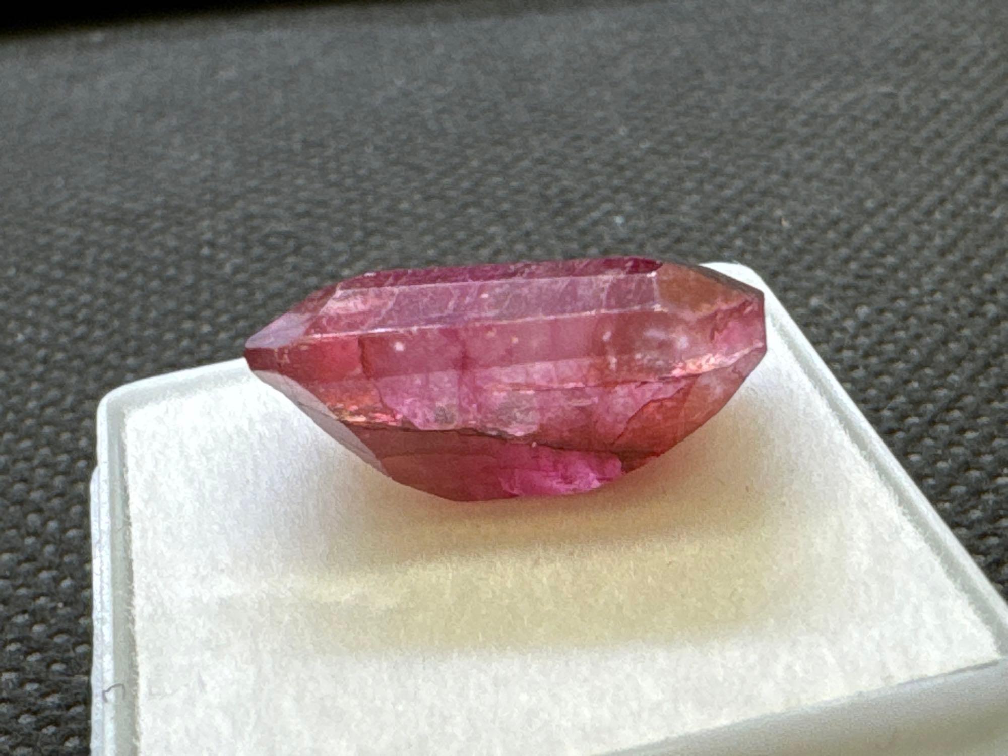 Emerald Cut Red Ruby Gemstone 14.85Ct