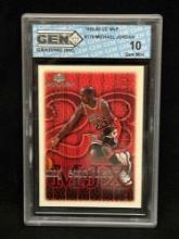 1999-00 UD MVP #179 Michael Jordan Gem Mint 10