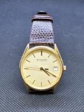 Wittnauer Lizard Grain Watch