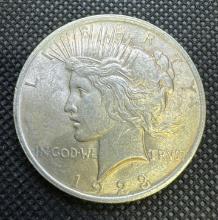 1923 Silver Peace Dollar 90% Silver Coin 0.94 Oz