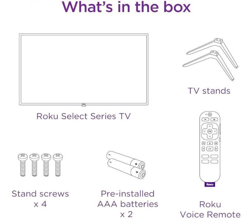 Roku 40" Select Series 1080p Full HD Smart RokuTV with Voice Remote, Bright Picture, Customizable